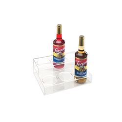 Bottle Display, Holds 6 Bottles - Clear Acrylic, P295 by Cal-Mil.