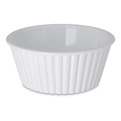 Carlisle Ramekin 4.5Oz Fluted San White NSF