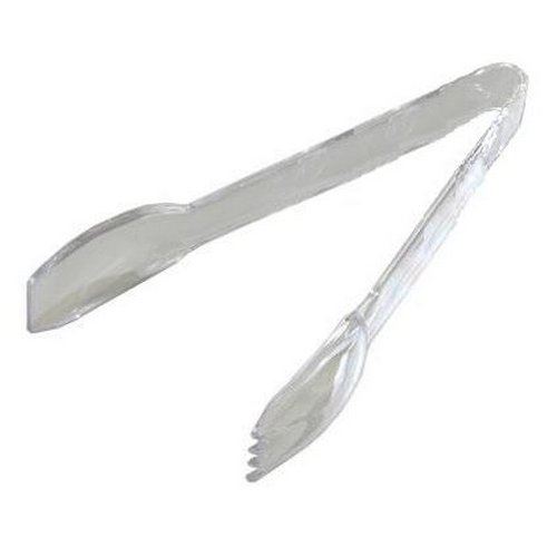 Tong, 9" Salad Plastic - Clear, 400907 by Carlisle.