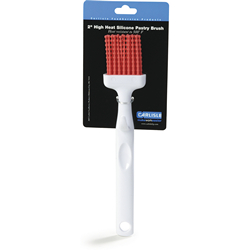 Pastry Brush, 2" Red Silicone