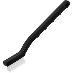 Sparta Toothbrush Utility Brush, 7" Handle, 1/2" Nylon Bristles, Black