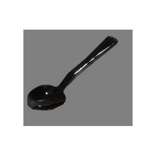 Serving Spoon, 11" Solid Bowl Plastic - Black, 441003 by Carlisle.