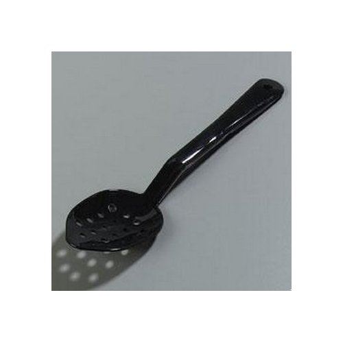 Serving Spoon, 11" Perforated Plastic - Black, 441103 by Carlisle.