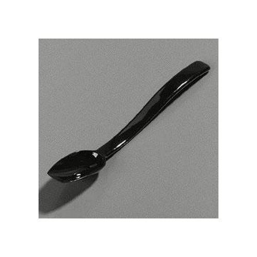 Serving Spoon, 8" Solid Bowl 1/4oz Plastic - Black, 445003 by Carlisle.