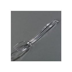 Serving Spoon, 8" Solid Bowl 1/2oz Plastic - Clear, 446007 by Carlisle.