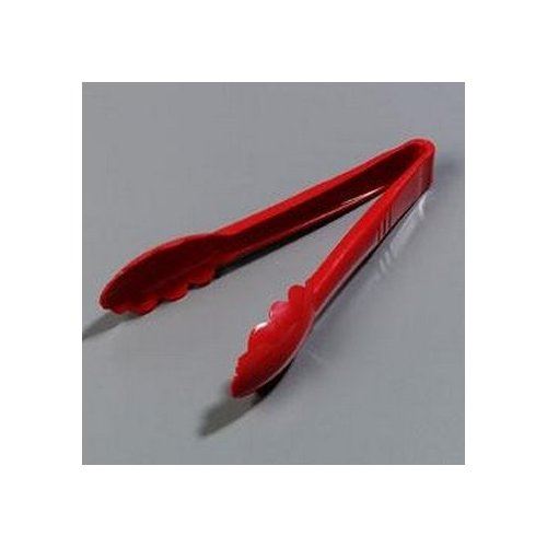 Tongs, 9" Plastic - Red, 470905 by Carlisle.