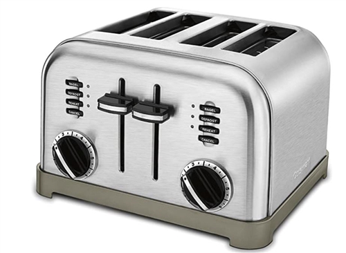 Conair Toaster, 4-Slice, Metal Brushed S/S - CPT-180P1