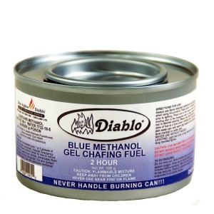 Gel Chafing Fuel, Blue Methanol, 2.5 Hrs. - 72/Case - DHB1000 by Dine-Aglow Diablo