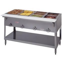 Steamtable, 4 Pan -  Nat. Gas, 304 by Duke Manufacturing.