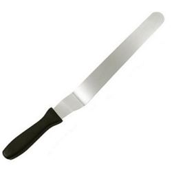 Icing Spatula, 10" Offset - Stainless Steel, SPAT-10OS by Fat Daddios.