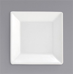 FOH 5" Square Bright White Porcelain Plate Kyoto Morimoto - DAP002WHP23-MM