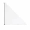 Plate, Triangle Porcelain 16 1/4" x 8 1/2" x 8 1/2" - White, DSP014WHP22 by Front Of The House.