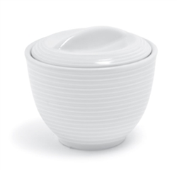 Sugar Holder, 6 oz Spiral Porcelain White 1 dz - TSC004WHP23 by Front Of The House.