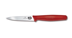 Victorinox Swiss Army Paring Knife Red Handle 3-1/4" - 5.0601.S