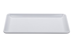 G.E.T. Enterprises Midtown Platter, 14" x 5-1/2", Rectangular, White - CS-1405-W