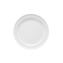 Plate, 7 1/4" Melamine - White, DP-507-W by G.E.T. Enterprises.