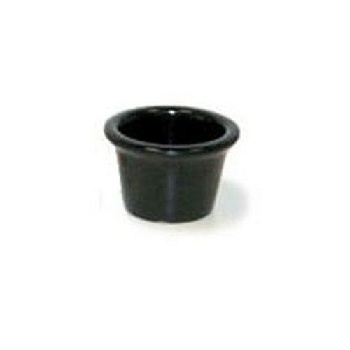 Ramekin, 1 1/2 oz Smooth - Black, S-610-BK, made by G.E.T. Enterprises