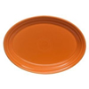 Platter, "Fiesta Ware" 9 5/8" - Tangerine, 456325 by Homer Laughlin China.