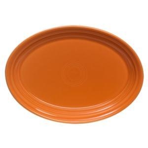 Platter, "Fiesta Ware" 9 5/8" - Tangerine, 456325 by Homer Laughlin China.