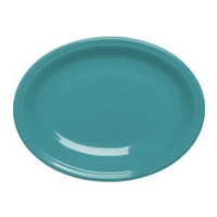 Platter, "Fiesta Ware" 13 5/8" - Turquoise, 458107 by Homer Laughlin China.