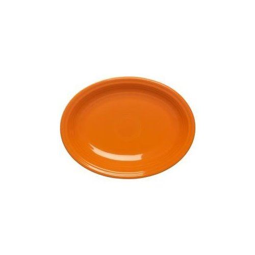 Platter, "Fiesta Ware" 13 5/8" - Tangerine, 458325 by Homer Laughlin China.