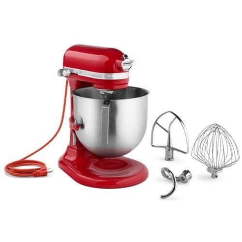 Dough Mixer, 8 qt NSF Commercial Series - Empire Red, KSM8990ER by KitchenAid