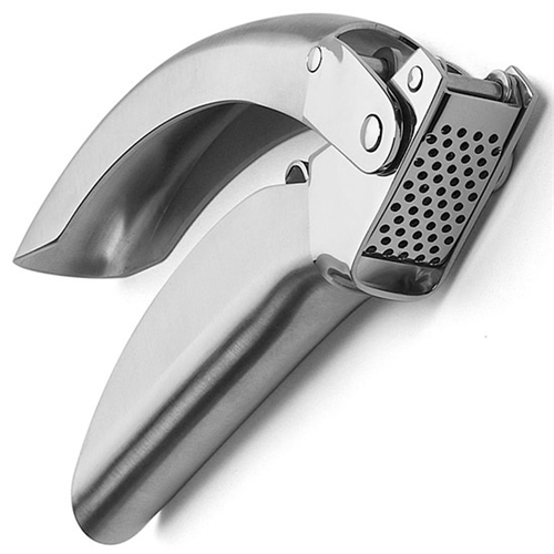 Garlic Press, "Epicurean" Stainless Steel, 2315 by Kuhn Rikon.