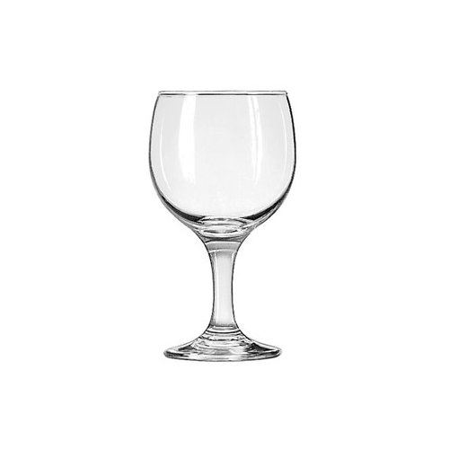 Glass, Round Bowl Wine "Embassy Pattern" 10 1/2 oz, 3757 by Libbey.