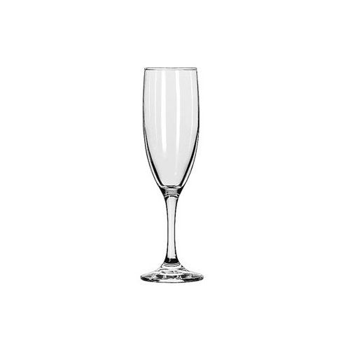 Glass, Flute Champagne "Embassy Pattern" 6 oz, 3795 by Libbey.