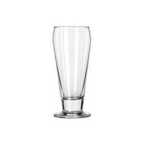 Glass, Footed Ale 12 oz., 3812 by Libbey.