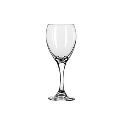 Glass, Pear Shape "Teardrop Pattern" Wine 8 1/2oz ., 3965 by Libbey.
