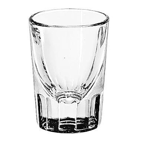 Glass, Shot Fluted Bottom 2 oz - No Line., 5126 by Libbey.