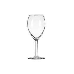 Glass, Pear Shape Wine "Citation Pattern" 12 oz , 8412 by Libbey.