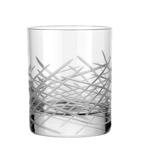 Libbey  Crosshatch Rocks Glass, 9 oz - 9034-69477