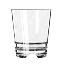 Infinium 12 oz Tritan Plastic Double Old Fashioned Glass, Stackable - 92404
