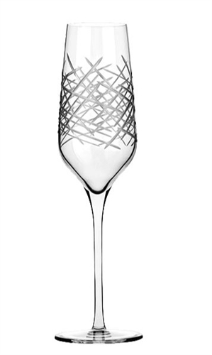 Libbey Crosshatch Flute Glass, 8oz - 9332-69477