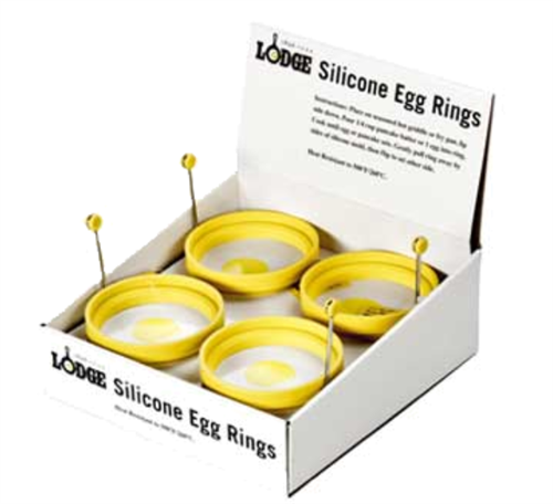 Lodge Silicone Egg Ring, Yellow - ASER