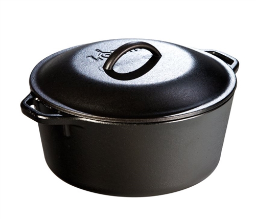 Lodge Dutch Oven 5Qt w/Cover 10.25" - L8DOL3