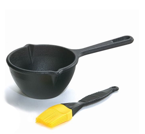 Lodge Melting Pot, Cast Iron 5-3/8"dia - LMPB21