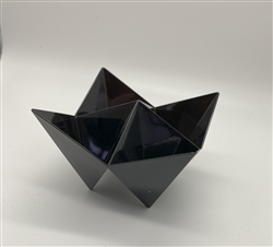 Lot of 8 CASES  -Louvre Hors D'oeuvre Tray - Plastic, Black   (150 EA/CS)