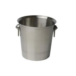 Wine Bucket, Hanging Ring Handles - Stainless Steel, CBHG  by Libertyware.