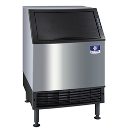 Ice Maker Machine, W/Bin Half Dice Cubes 137 lb/day - UYF0140A by Manitowoc.