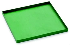 Merrychef Teflon Tray, 11x11x5" Solid Base, Green - 32Z4093