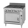 Montague Heavy Duty Range, 36", W/ 6 Burners, Natural Gas, *Left Rear Manifold - 136-5 RM