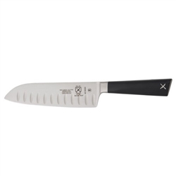 Mercer Tool ZuM Santoku Knife, 7", Granton Edge, Forged - M19050