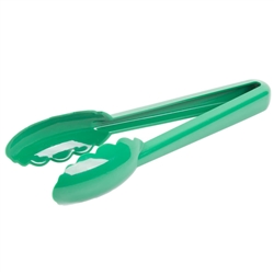 Tongs, 9 1/2" High Temp Plastic Green - M35100GR by Mercer Tool.