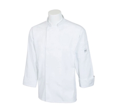 Mercer Unisex Jacket White Small Poly/Cotton - M60010WHS