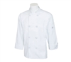 Mercer Chef Coat White w/Knot Buttons Small - M60012WHS