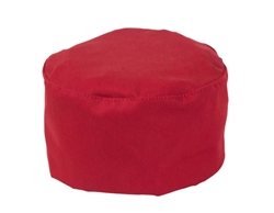 Mercer Baker's Skull Cap Red Poly/Cotton - M60075RD