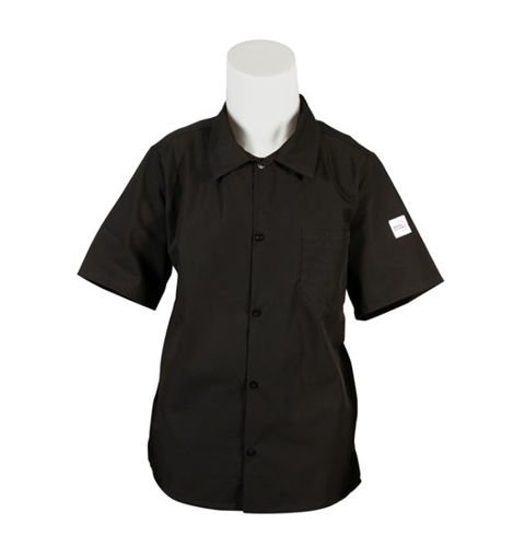 Mercer Unisex Cook Shirt Black 3X - M60200BK3X